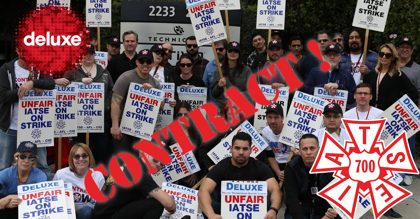 Deluxe Digital Cinema Technicians Ratify First Union Contract!